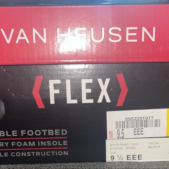 Van Heusen Flex Mens Shoe Size 9.5 Memory Foam Insole NWT - Picture 3 of 5